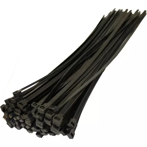 IBCab Self Locking Black Nylon Cable Tie, Size 100x2.5mm — 600 ties