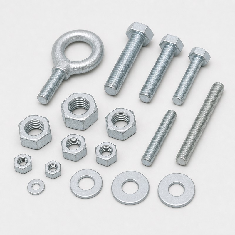 GI Nut & Bolt 12*3/4 (Full Thread)