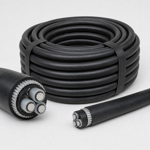 2 C x 3 sqmm Al. Ar. LT XLPE Cable