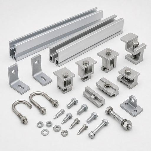 Solar Mounting Structure - GI/Aluminium